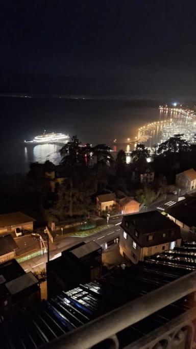 Appartement Avec Vue 180 Sur Le Lac Leman トノン・レ・バン エクステリア 写真